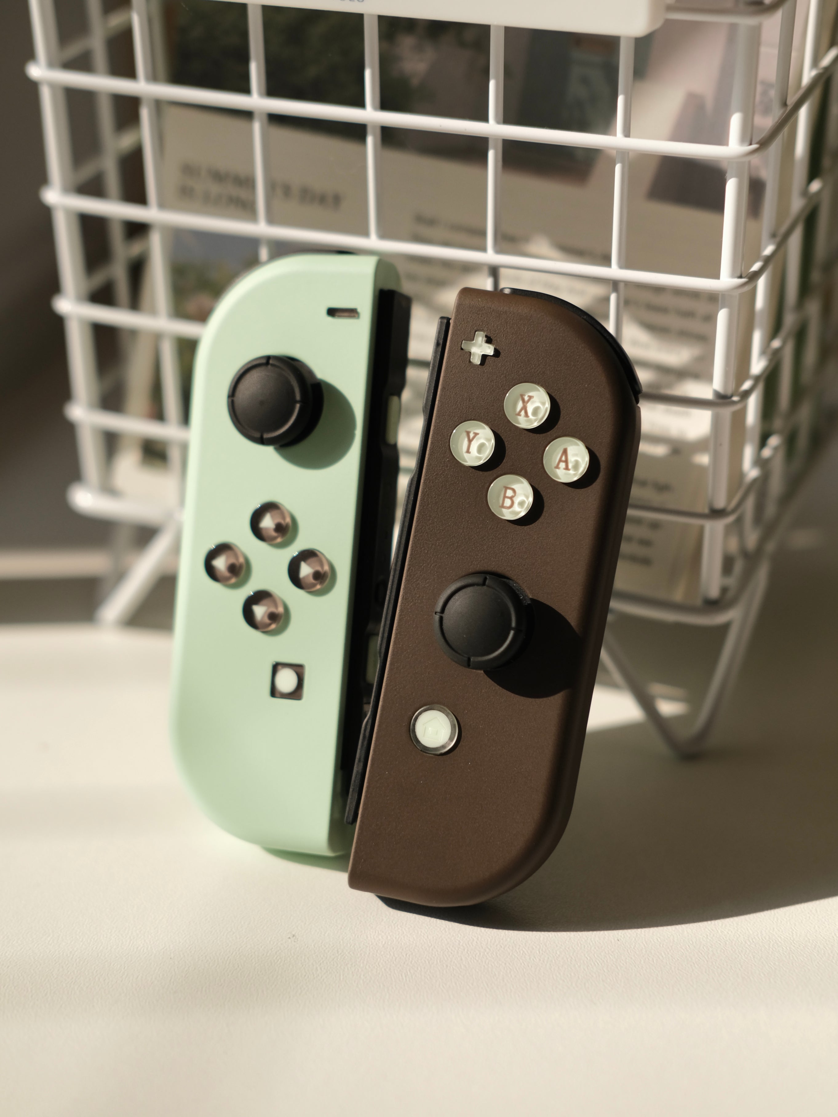 Coffee & Cream Switch Joycons