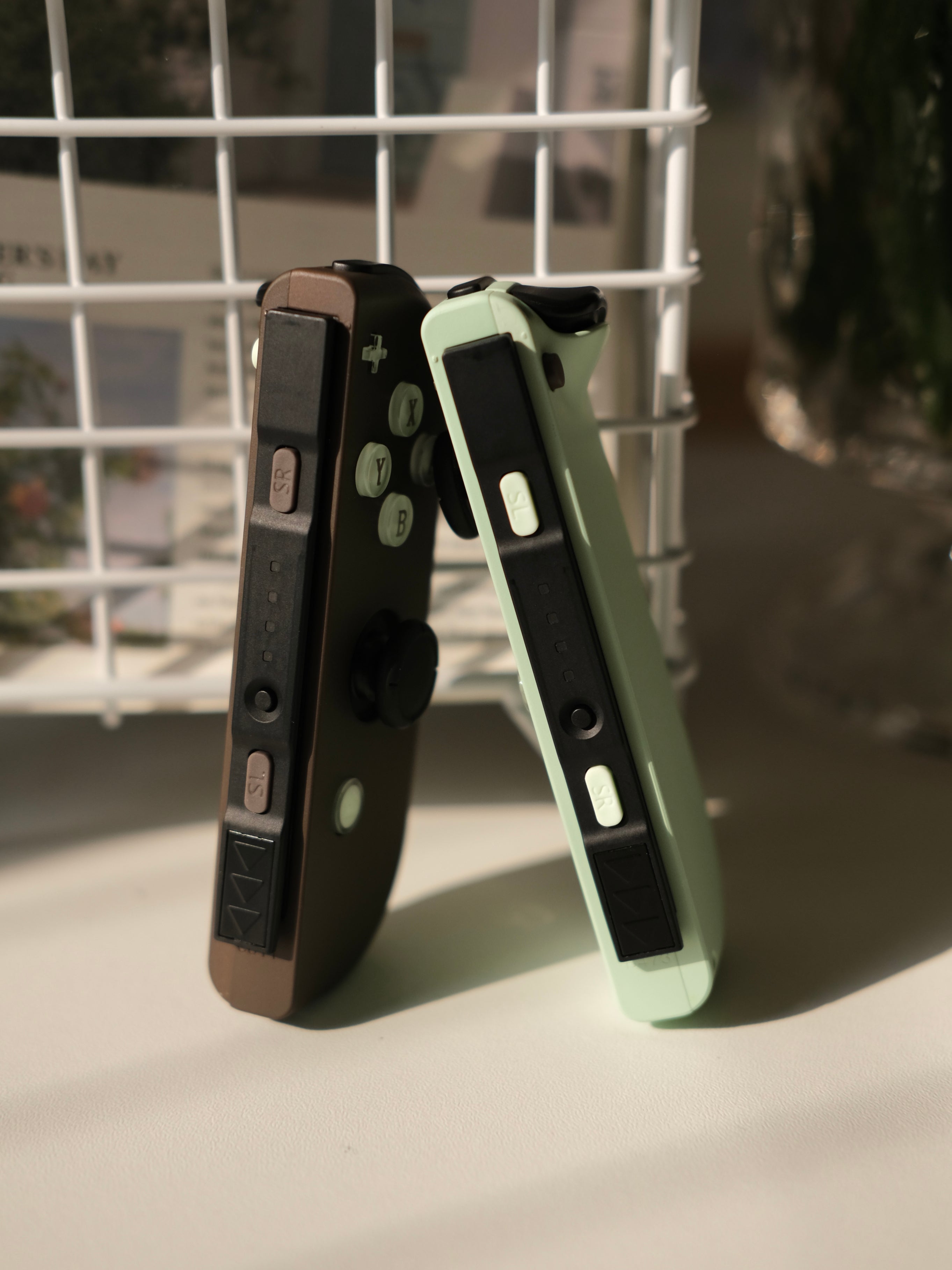 Coffee & Cream Switch Joycons