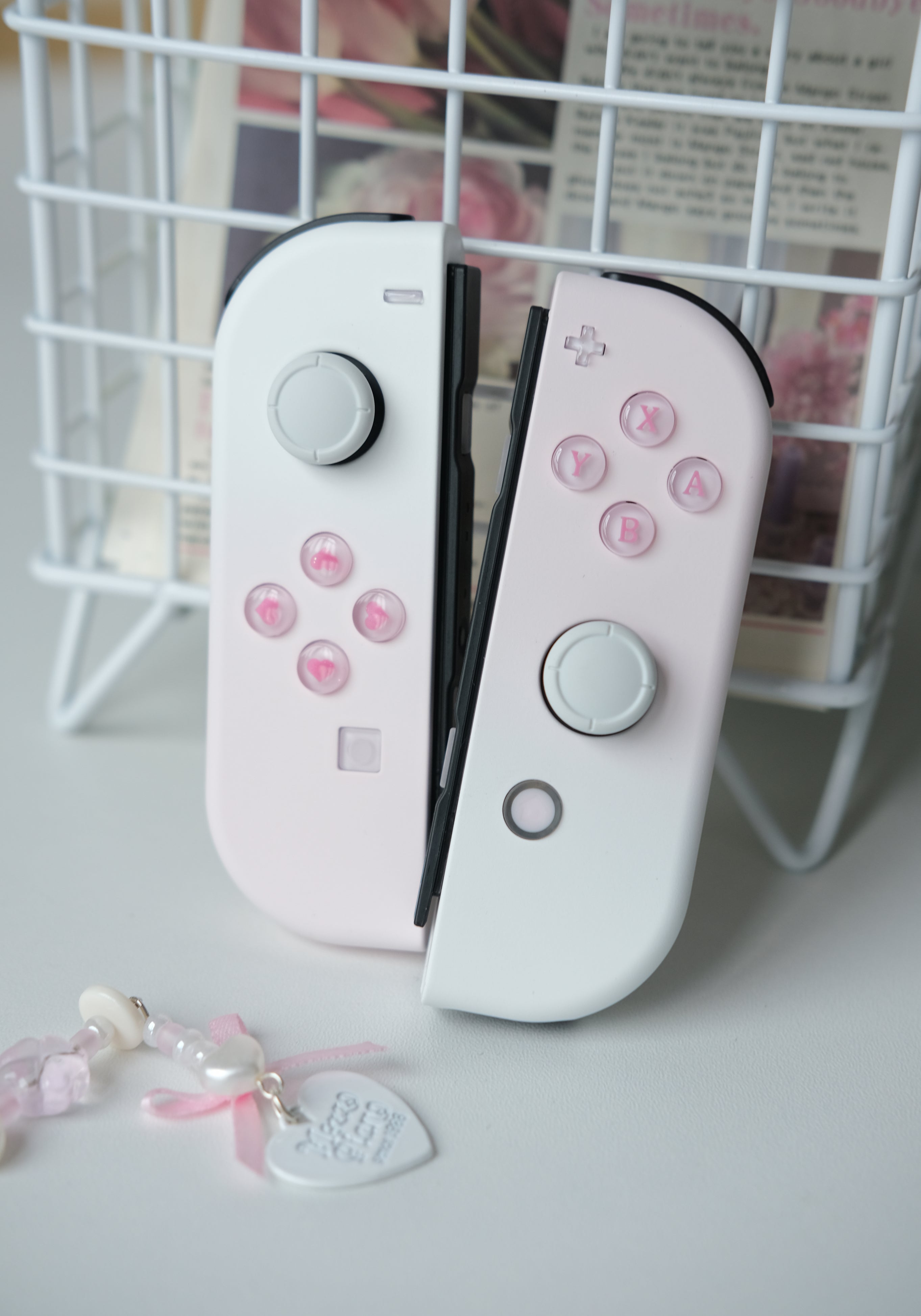 White Switch Joycons