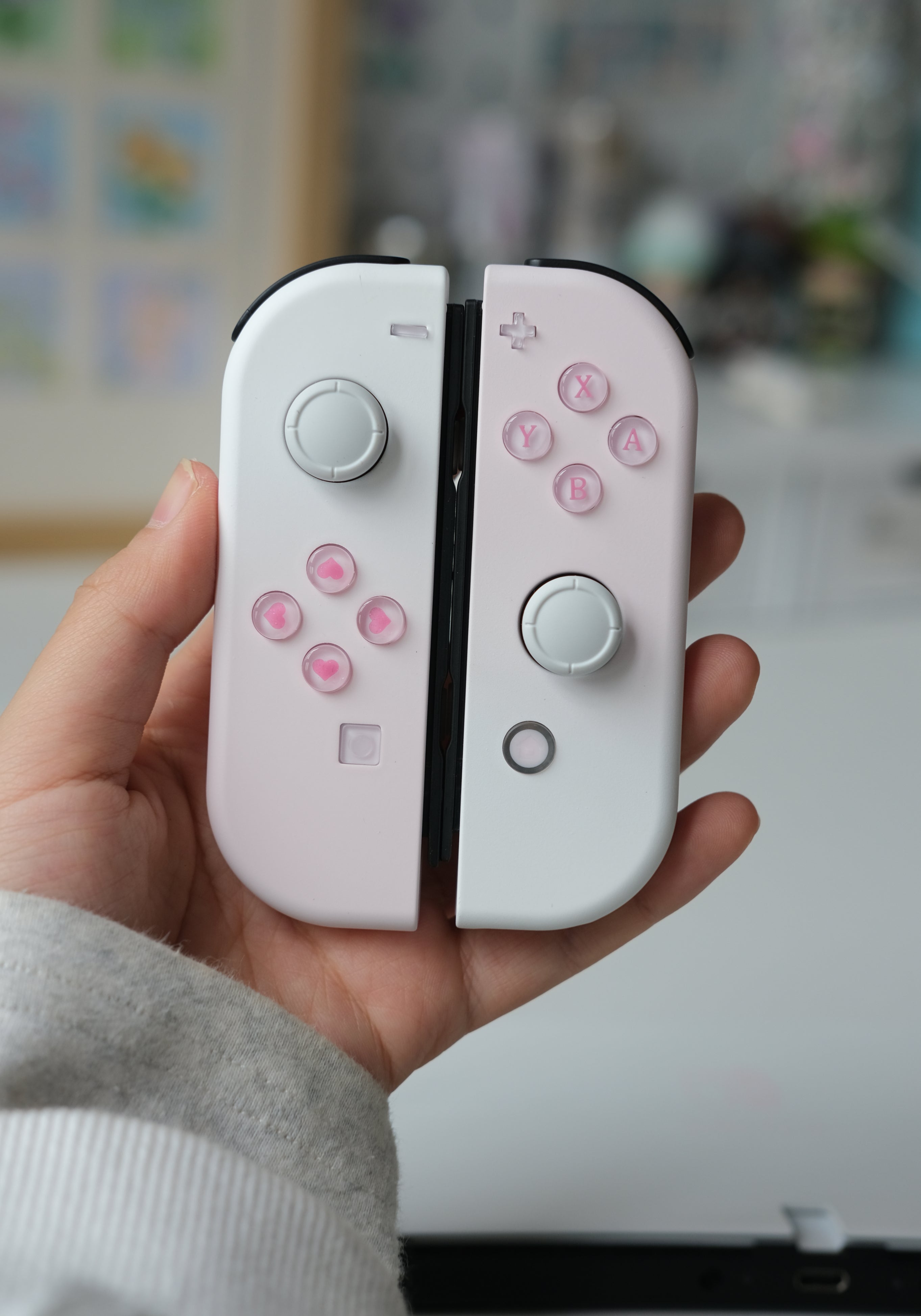 White Switch Joycons