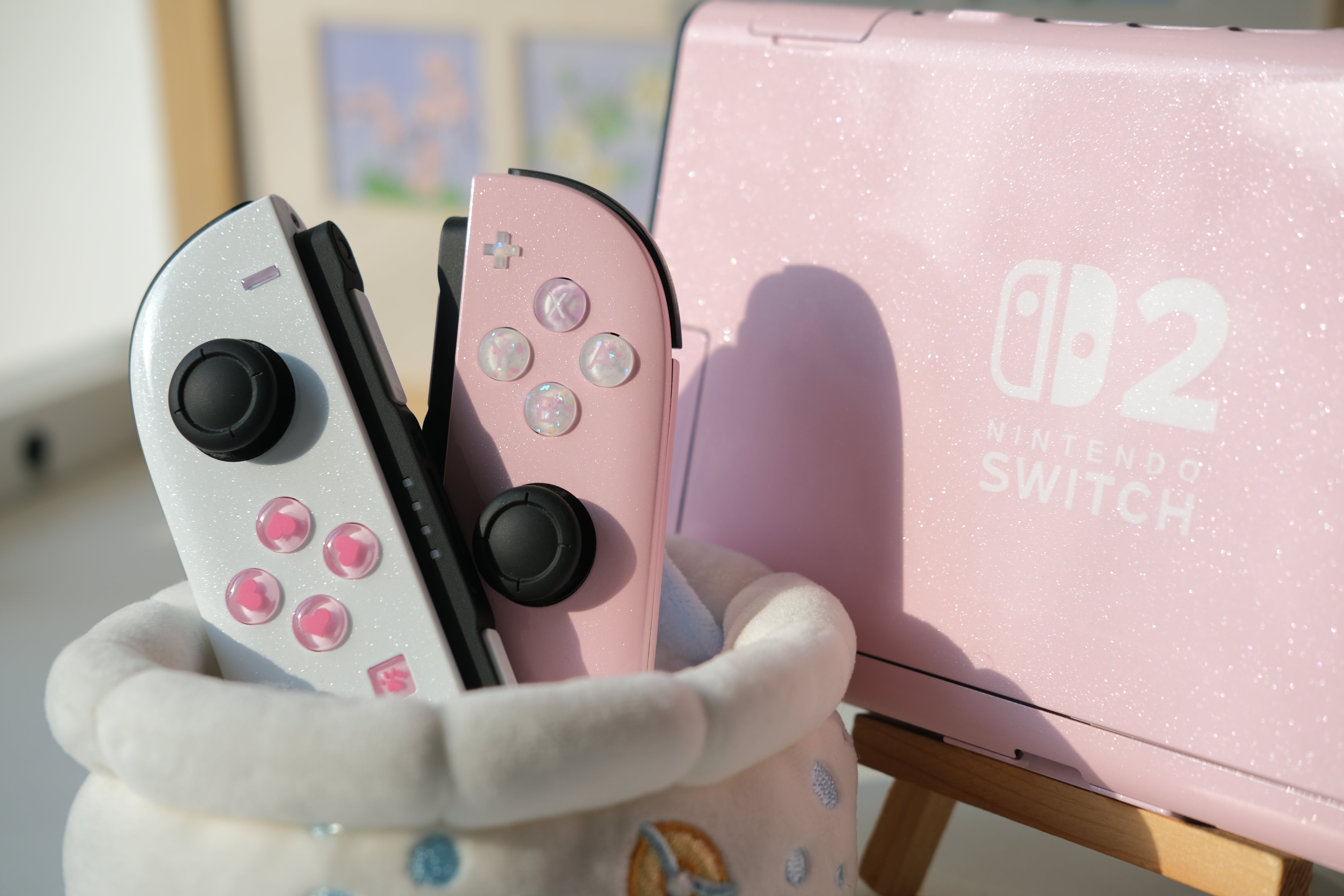 Painted Switch 2 Console
