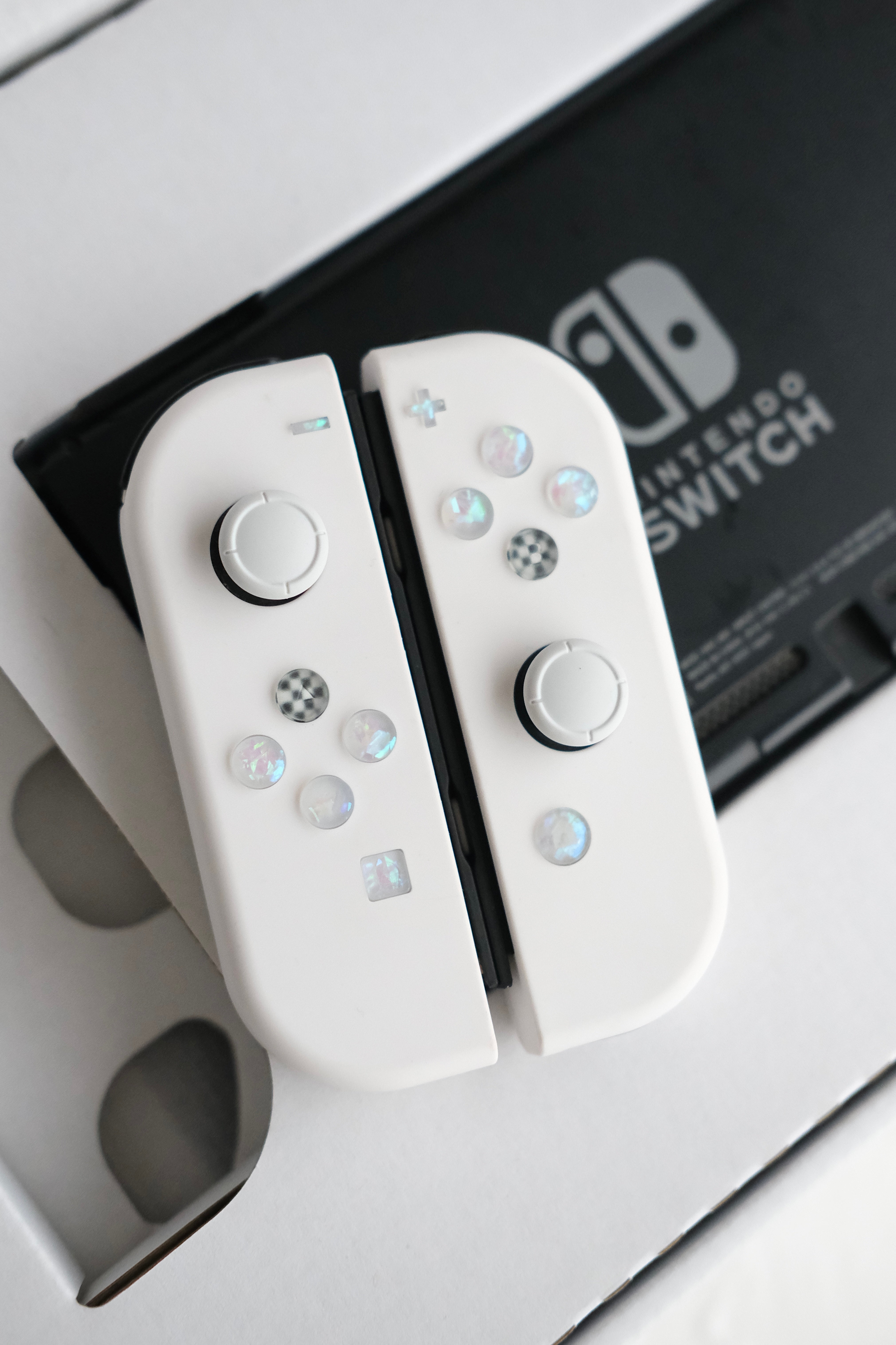 Checkered Switch Joycons