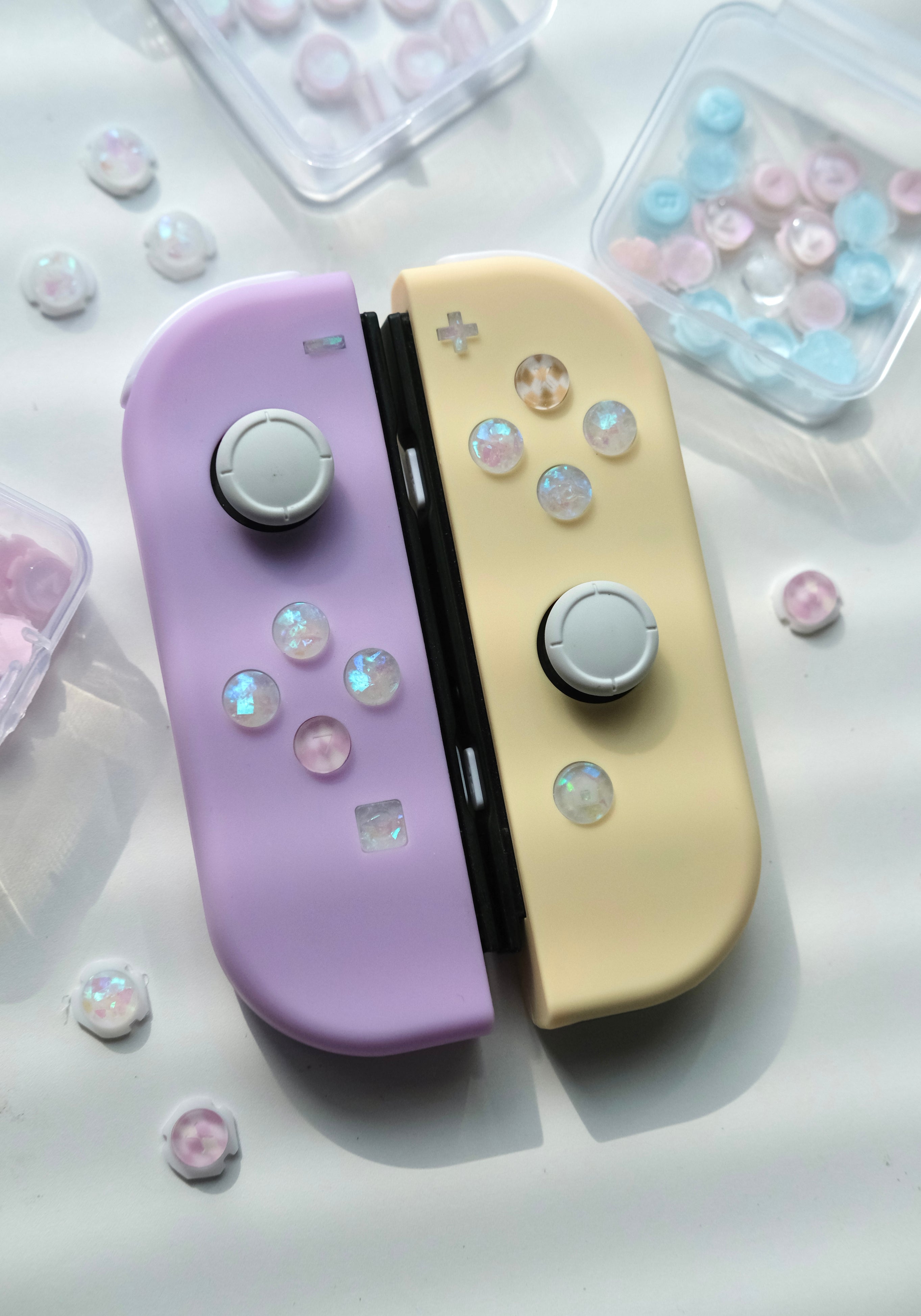 Yellow & Lavender Switch Joycons