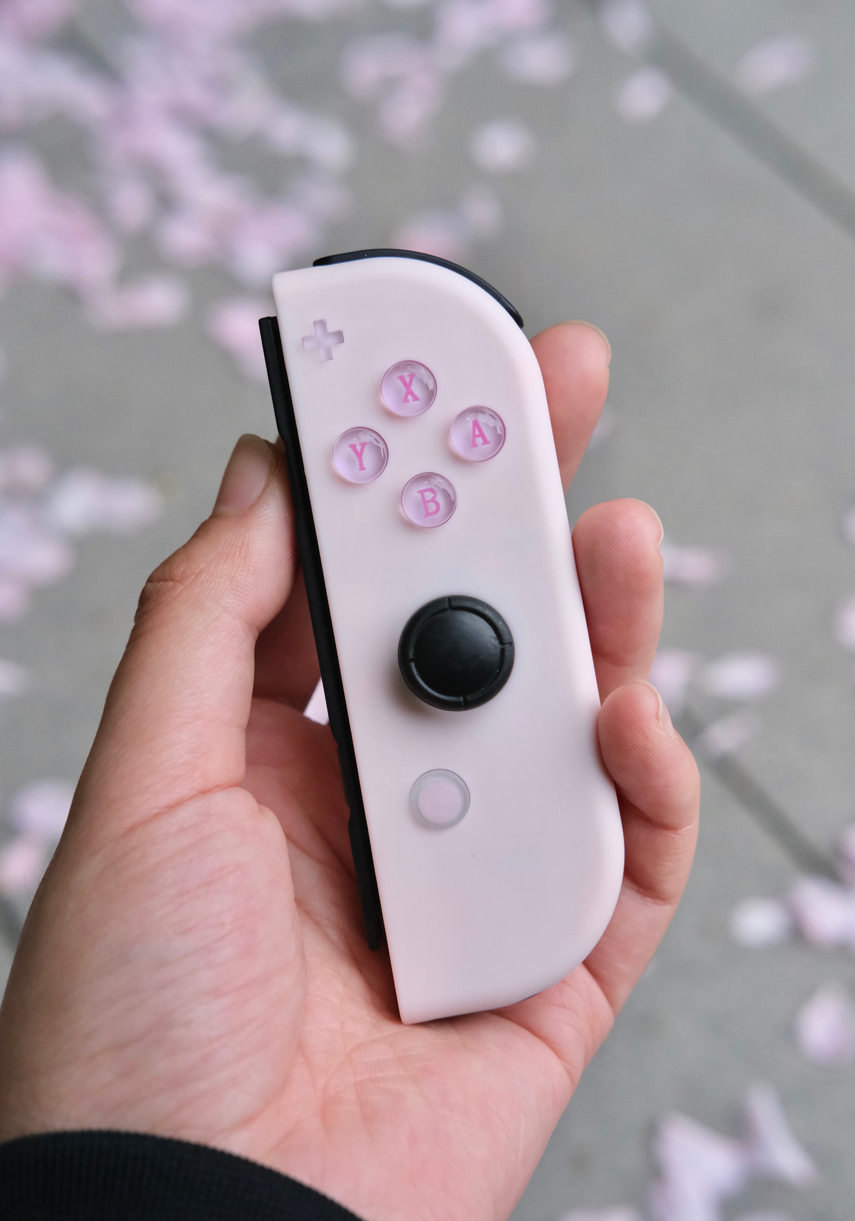 Pink & White Switch Joycons