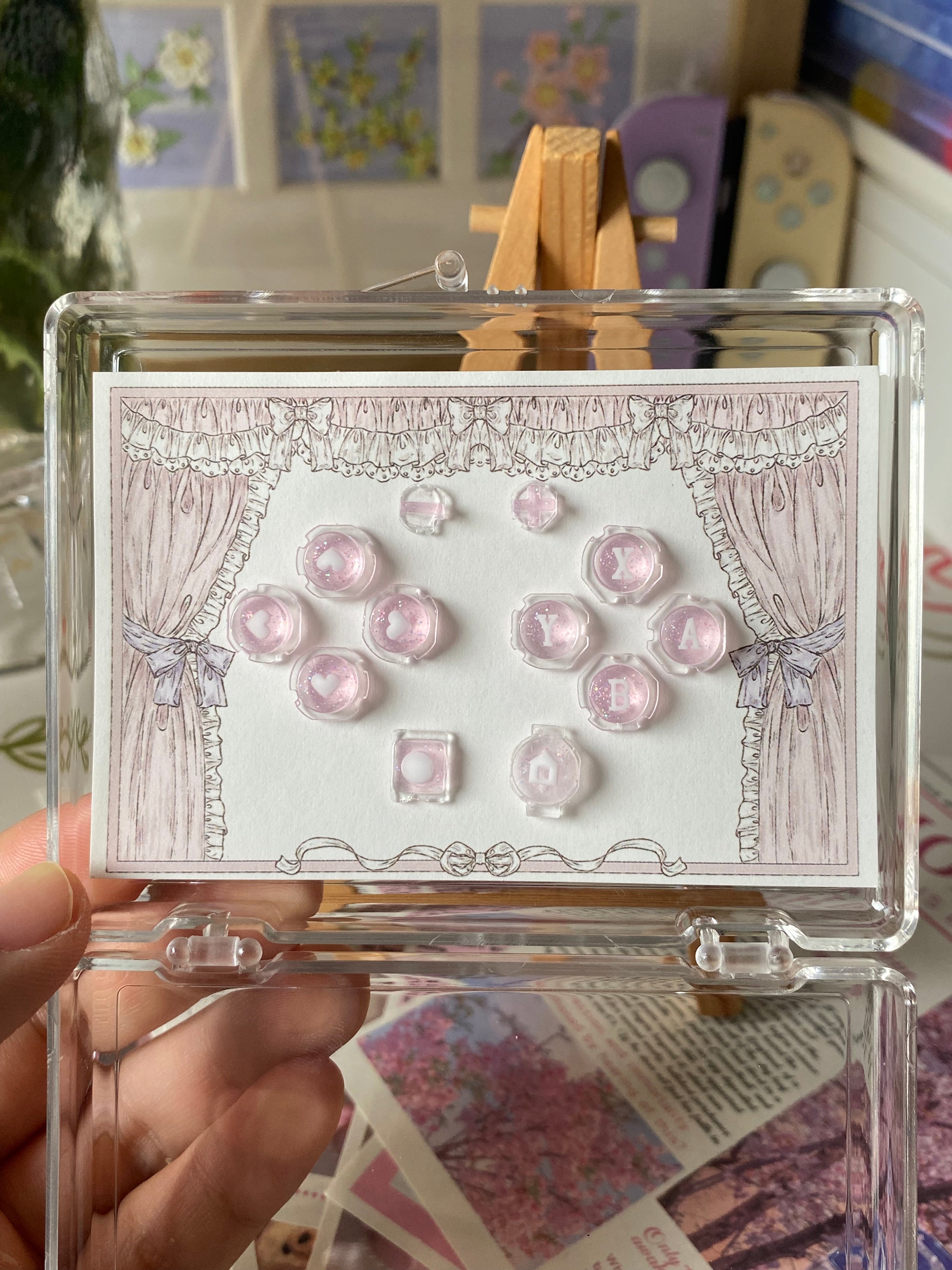 Pink Jelly Buttons