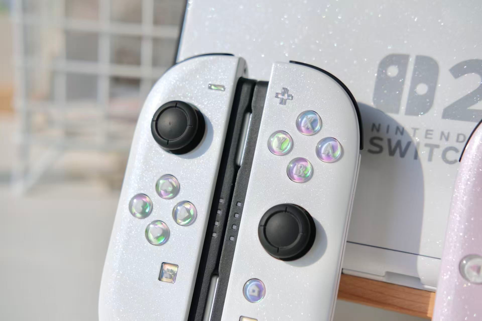 White Switch 2 Joycons