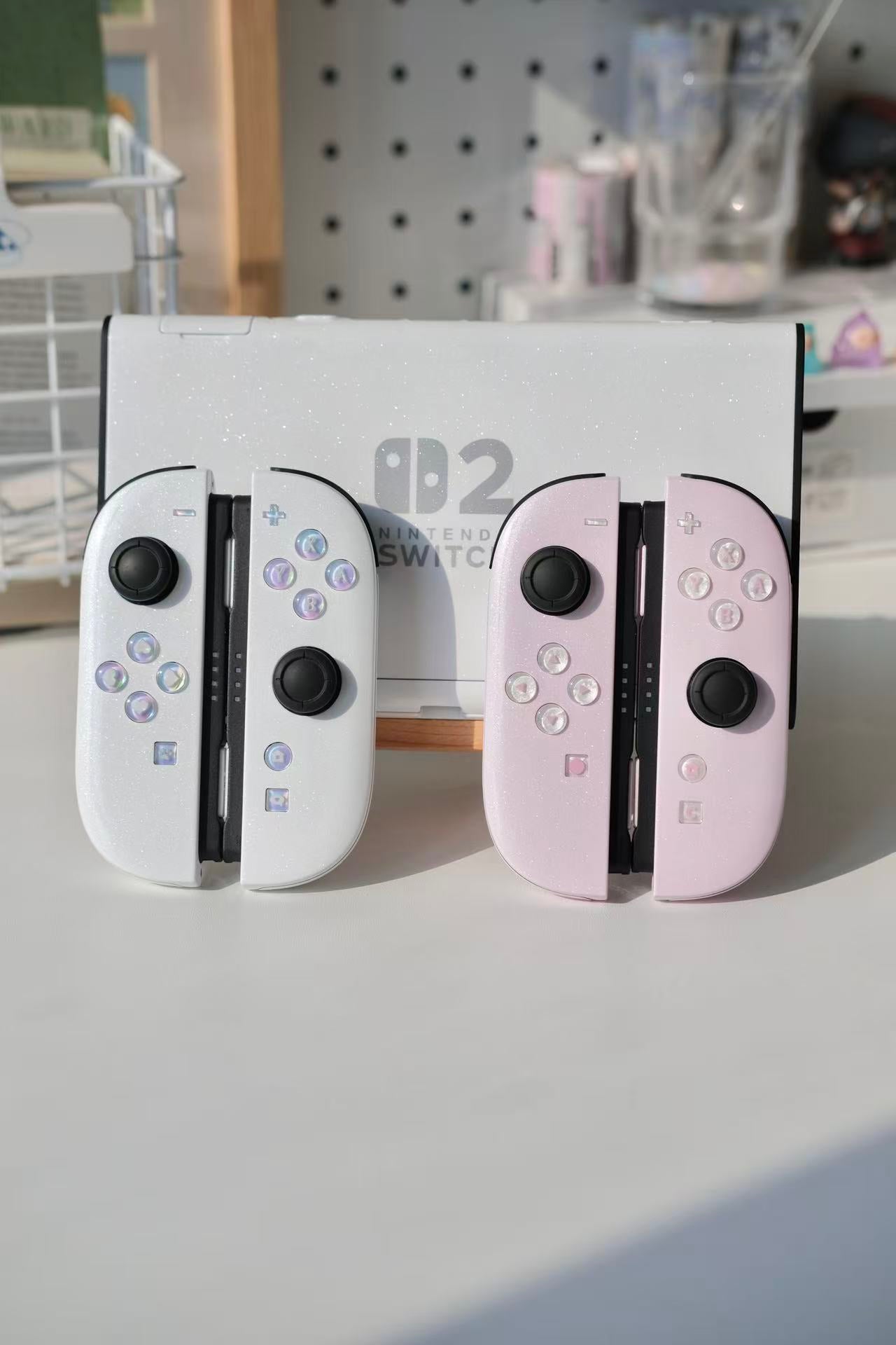 Pink Switch 2 Joycons