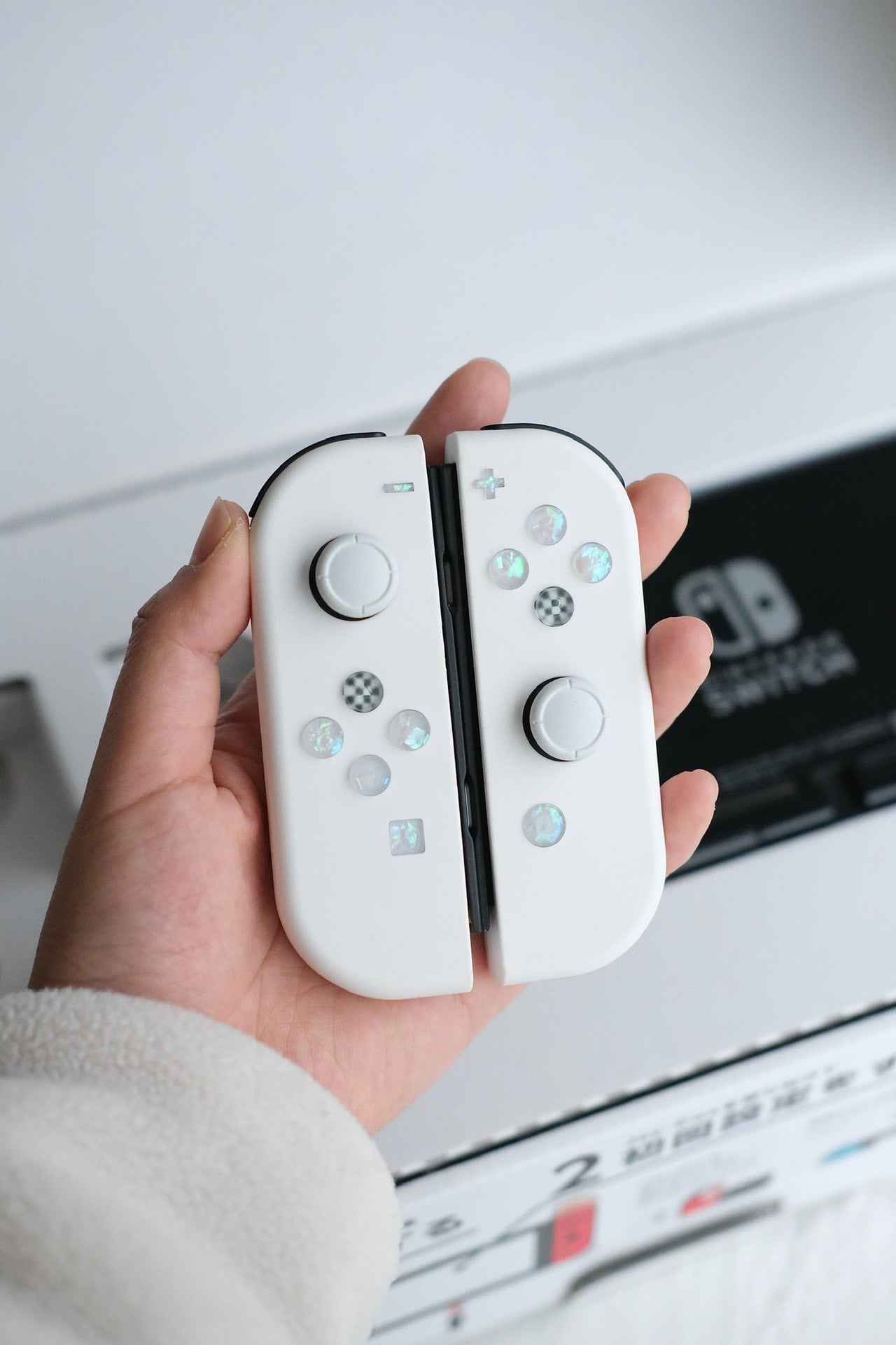Checkered Switch Joycons